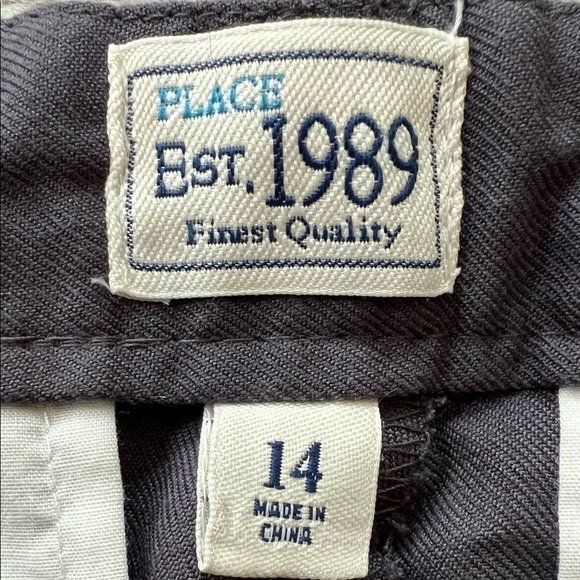 𝅺THE Children’s Place Straight Leg Grey Dress Pants, Youth Size 14, EUC - Picture 2 of 3